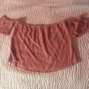 Off the shoulder shirt